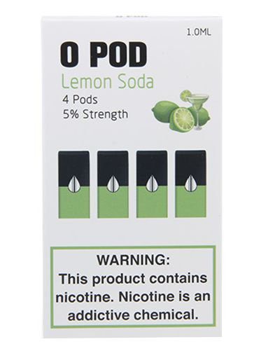 O POD NicSalts Lemon Soda Cartuchos Compatível Com JUUl