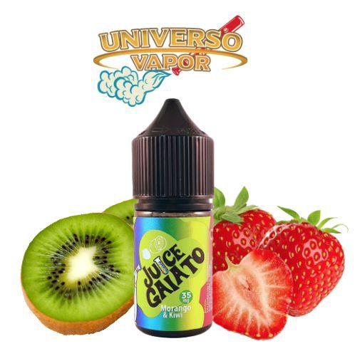 LÍQUIDO NICSALT MORANGO E KIWI - GAIATO