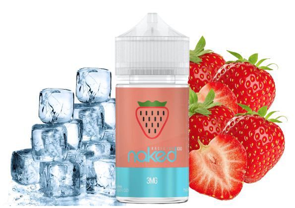 LÍQUIDO BASIC STRAWBERRY ICE - NAKED 100