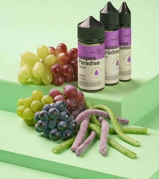 LÍQUIDO GRAPES PARADISE ICE - NICSALT - DREAM COLLAB E-LIQUIDS