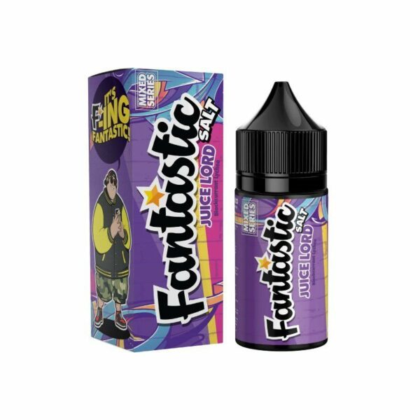 LÍQUIDO FANTASTIC SALT - JUICE LORD BLACKCURRANT LYCHEE MIXED SERIES - FANTASTIC