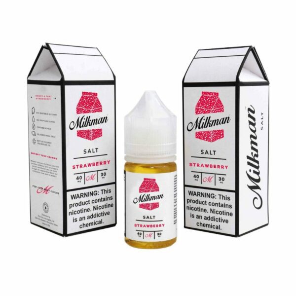 LÍQUIDO SALT NICOTINE - STRAWBERRY - THE MILKMAN