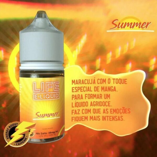 LÍQUIDO SUMMER - NICSALT - LIFE E-LIQUID