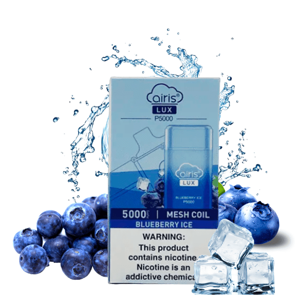 POD DESCARTAVEL LUX P5000 5% - BLUEBERRY ICE - AIRISTECH