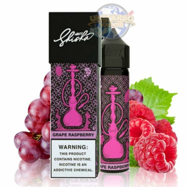 LÍQUIDO GRAPE RASPBERRY SHISHA - NASTY JUICE