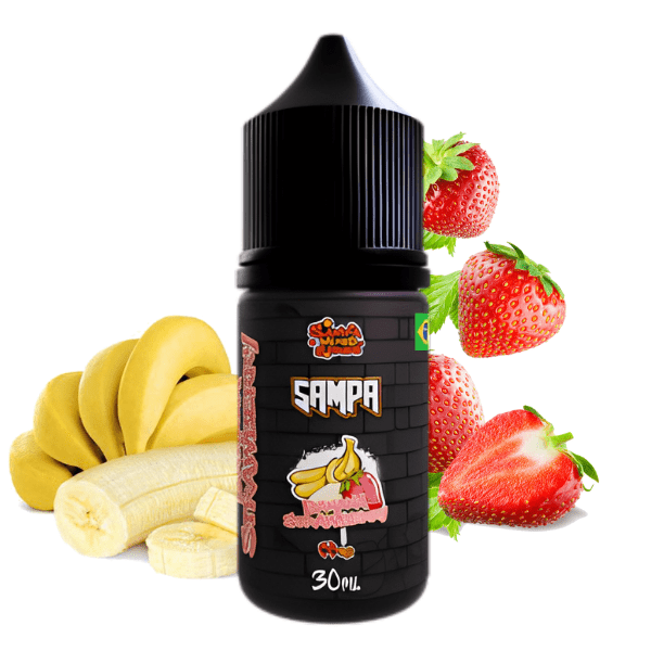 LIQUIDO NICSALT - STRAWBERRY BANANA - SAMPA