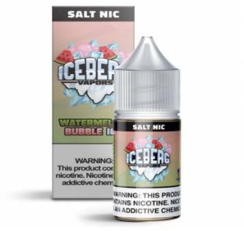 LÍQUIDO SALT ICE WATERMELON BUBBLE - ICEBERG VAPORS