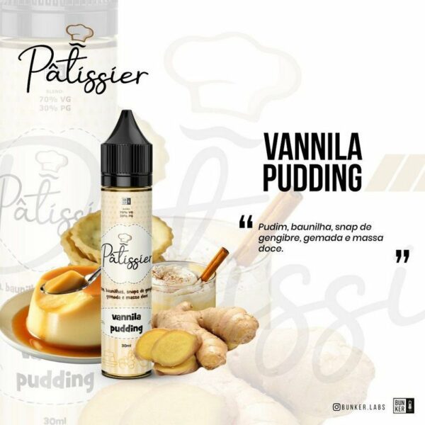 LÍQUIDO VANNILA PUDDING - PÂTISSIER