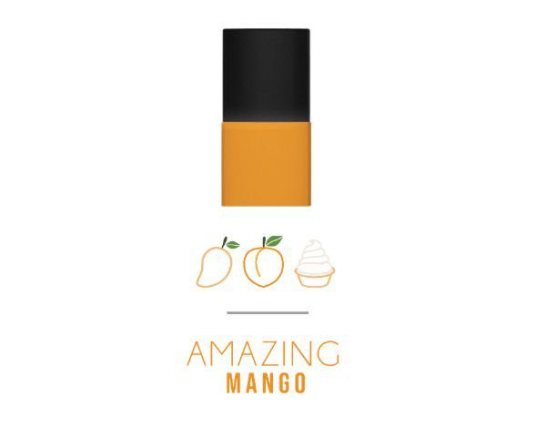POD ( CARTUCHO ) REPOSIÇÃO PARA POD SYSTEM - AMAZING MANGO - NAKED 100