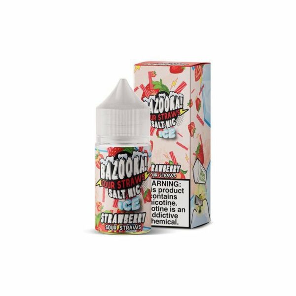 LÍQUIDO STRAWBERRY ICE - NICSALT - BAZOOKA!