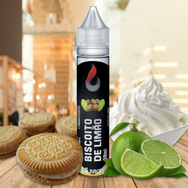 LÍQUIDO BISCOITO DE LIMÃO - LS JUICES