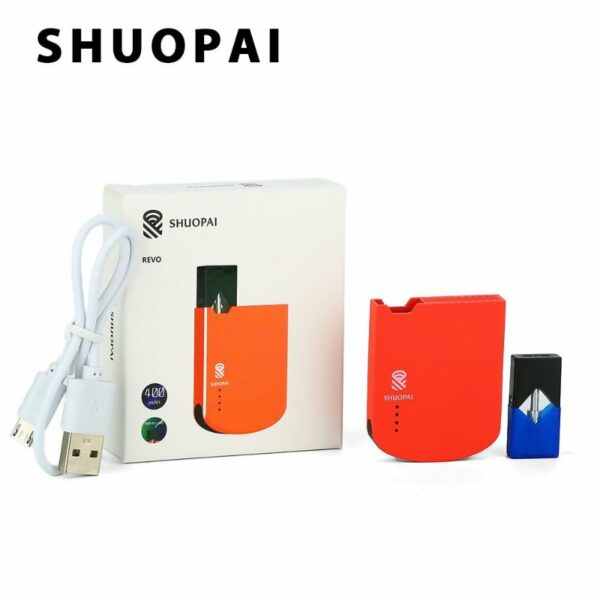 KIT ULTRA PORTÁTIL 400MAH COMPATIVEL COM POD JUUL - SHUOPAI REVO