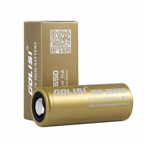 BATERIA 26650 IMR GOLISI 3.7V 35A 4300MAH  - UNITÁRIO