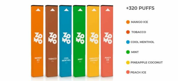 POD DESCARTÁVEL 5% NICSALT ZOMO GO! 320 PUFFS - ZOMO - Imagem 2