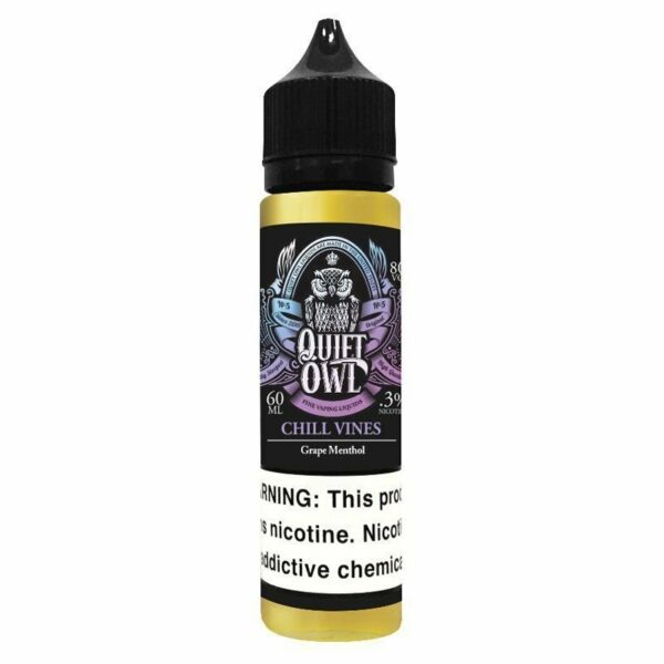 LÍQUIDO QUIET OWL - CHILL VINES - GRAPE MENTHOL - ELEMENT