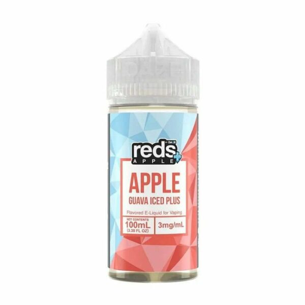 LÍQUIDO APPLE GUAVA ICED PLUS - REDS - 7 DAZE