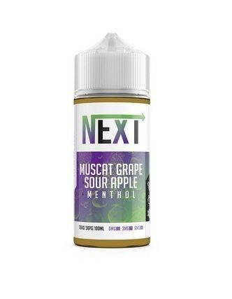 LÍQUIDO MUSCAT GRAPE SOUR APPLE MENTHOL - NEXT