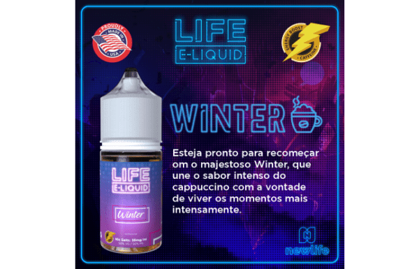 LÍQUIDO WINTER - NICSALT - LIFE E-LIQUID