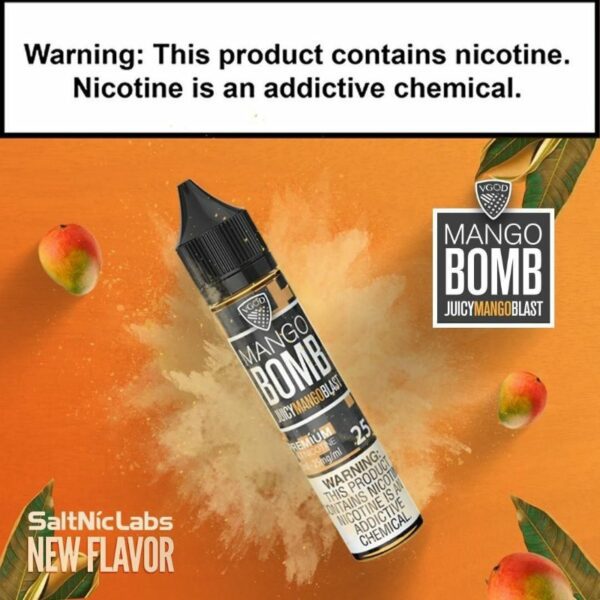 LÍQUIDO MANGO BOMB BLAST - SALTNIC / SALT NICOTINE - VGOD SALTNIC - Imagem 2