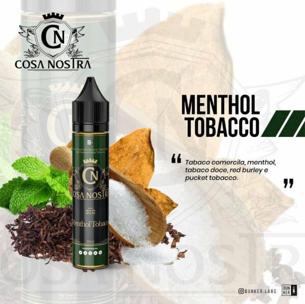 LÍQUIDO MENTHOL TOBACCO - COSA NOSTRA