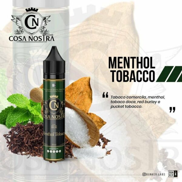 LÍQUIDO MENTHOL TOBACCO - COSA NOSTRA