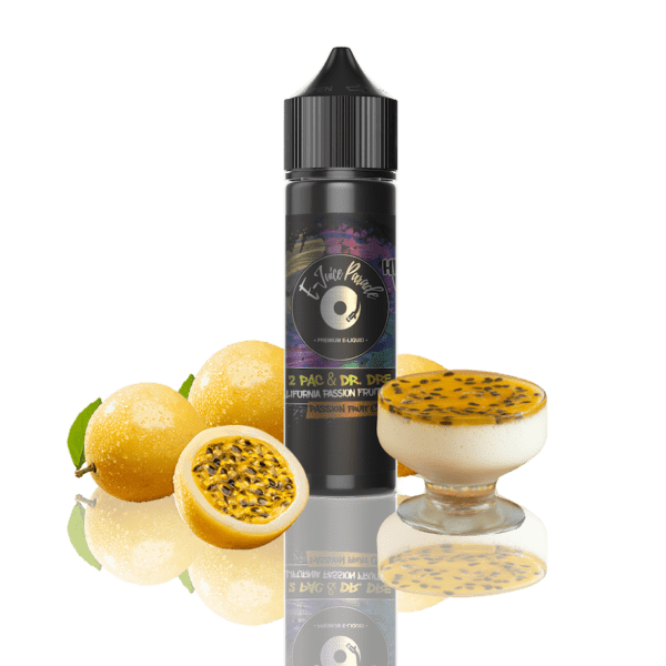 LÍQUIDO 2 PAC & DR. DRE – CALIFORNIA PASSION FRUIT LOVE - E-JUICE PARADE