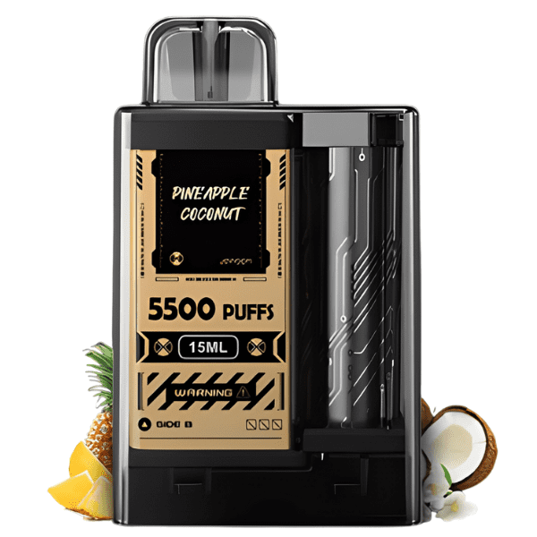 POD DESCARTÁVEL 5% 5500 PUFFS - PINEAPPLE COCONUT - VAPENGIN