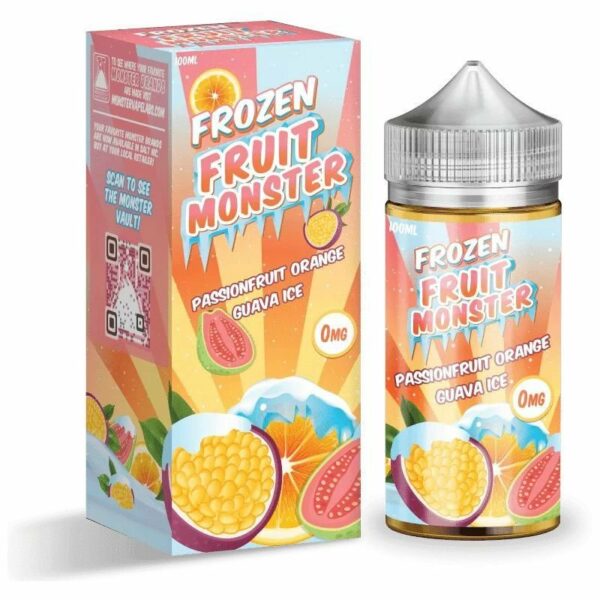 LÍQUIDO PASSIONFRUIT ORANGE GUAVA ICE- FROZEN FRUIT MONSTER - JAM MONSTER