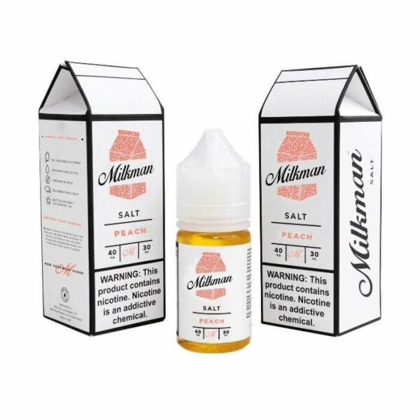 LÍQUIDO SALT NICOTINE - PEACH - THE MILKMAN