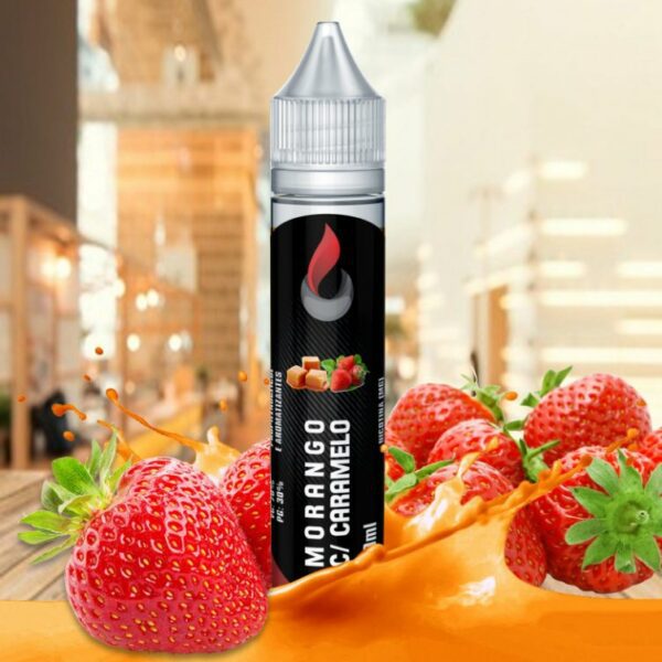 LÍQUIDO MORANGO COM CARAMELO - LS JUICES