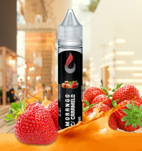 LÍQUIDO MORANGO COM CARAMELO - LS JUICES