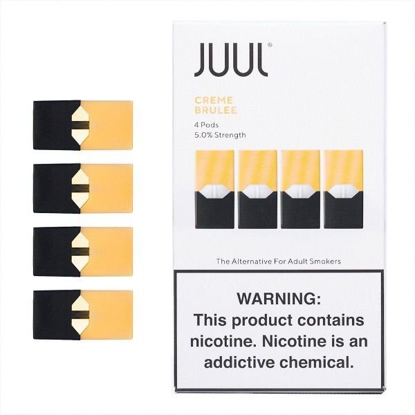 POD ( CARTUCHO ) C/ LÍQUIDO CREME BRULEE - JUUL