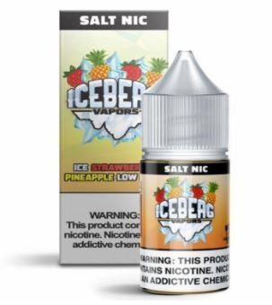 LÍQUIDO SALT ICE STRAWBERRY PINEAPPLE LOW MINT - ICEBERG VAPORS