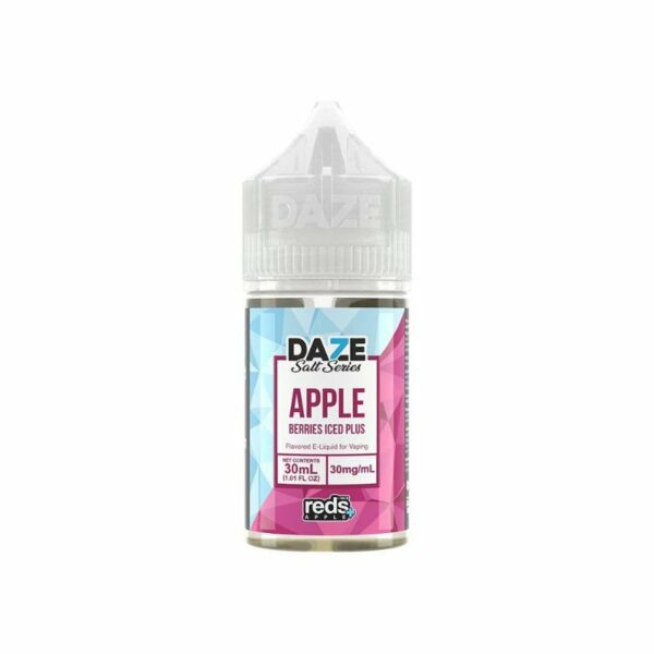 LÍQUIDO APPLE BERRIES ICED PLUS - REDS - NICSALT - 7 DAZE