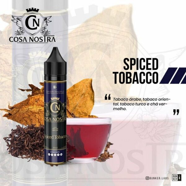 LÍQUIDO SPICED TOBACCO - COSA NOSTRA