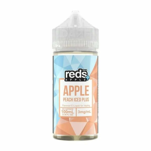 LÍQUIDO APPLE PEACH ICED PLUS - REDS - 7 DAZE