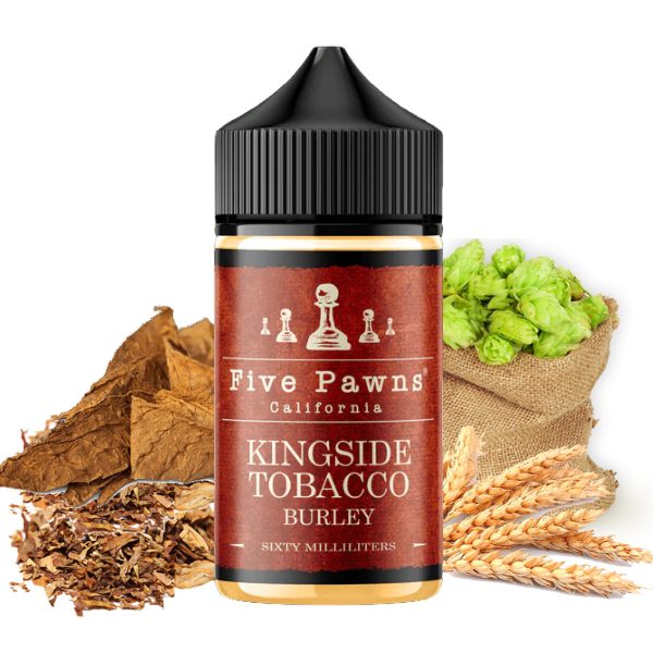 LÍQUIDO KINGSIDE TOBACCO BURLEY - FIVE PAWNS