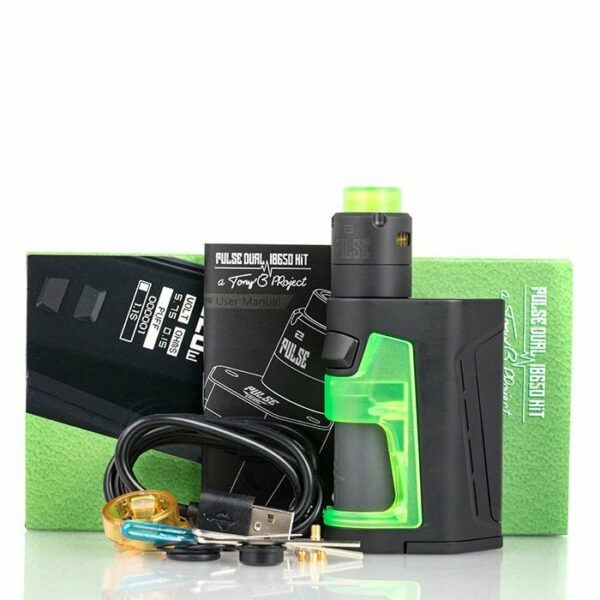 KIT PULSE DUAL 18650 220W SQUONK TONY B PROJECT - VANDY VAPE