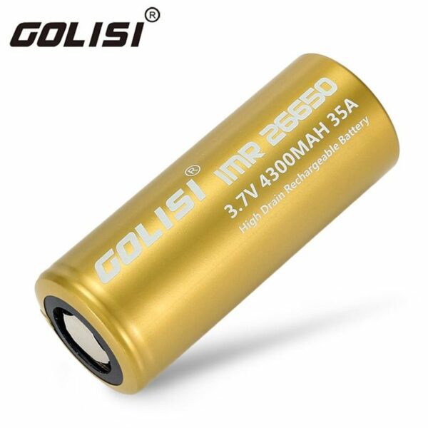 BATERIA 26650 IMR GOLISI 3.7V 35A 4300MAH  - UNITÁRIO - Imagem 2