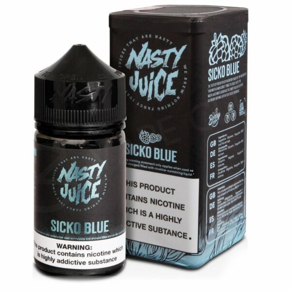 LÍQUIDO SICKO BLUE - NASTY JUICE - Imagem 3