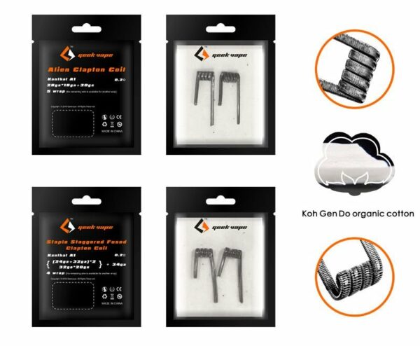 KIT ALGODÃO + COIL CLAPTON - GEEK VAPE - Imagem 3