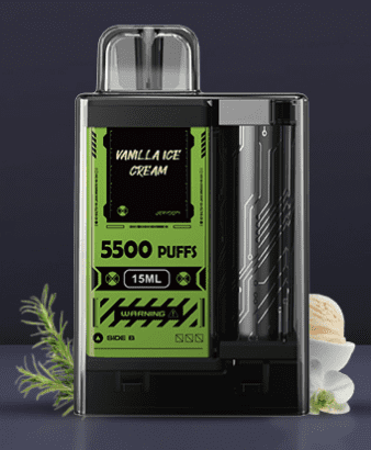 POD DESCARTÁVEL 5% 5500 PUFFS - VANILLA ICE CREAM- VAPENGIN