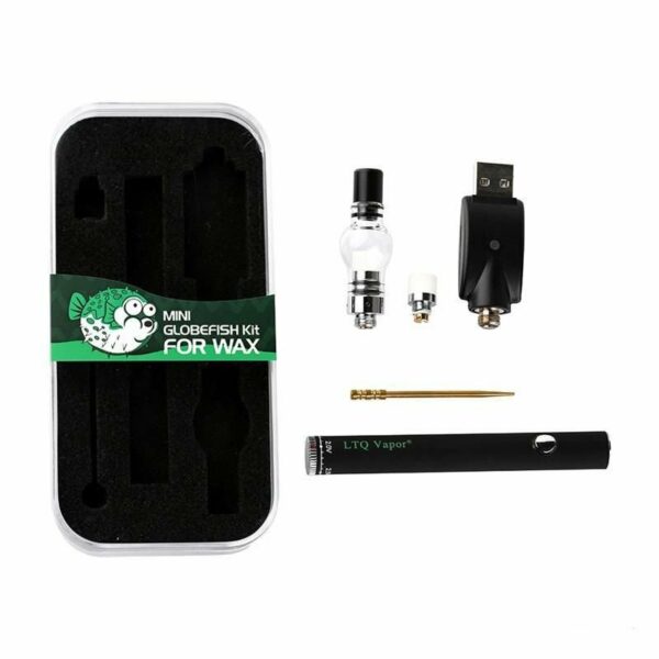 KIT MINI GLOBEFISH FOR WAX 380MAH P/ CERA - LTQ VAPOR