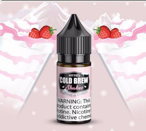 LÍQUIDO STRAWBERRY CREAM - NICSALT - NITRO'S COLD BREW