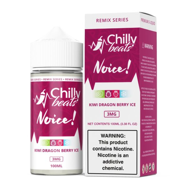 LÍQUIDO FREEBASE - KIWI DRAGON BERRY ICE - CHILLY BEATS - Imagem 2