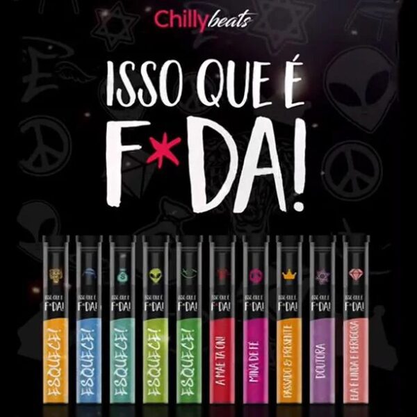 POD DESCARTÁVEL ISSO QUE É FODA! 1000 PUFFS - GREEN APPLE - CHILLY BEATS - Imagem 2