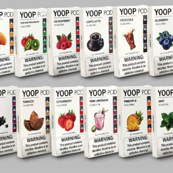 POD ( CARTUCHO ) 50MG SALT NIC - COMPATÍVEL COM O JUUL - YOOP
