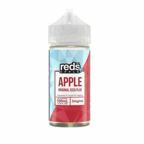 LÍQUIDO APPLE ORIGINAL ICED PLUS - REDS - 7 DAZE