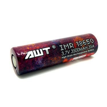 BATERIA 18650 LI-MN IMR AWT 3.7V 3500 MAH HIGH DRAIN 35A - UNITÁRIO