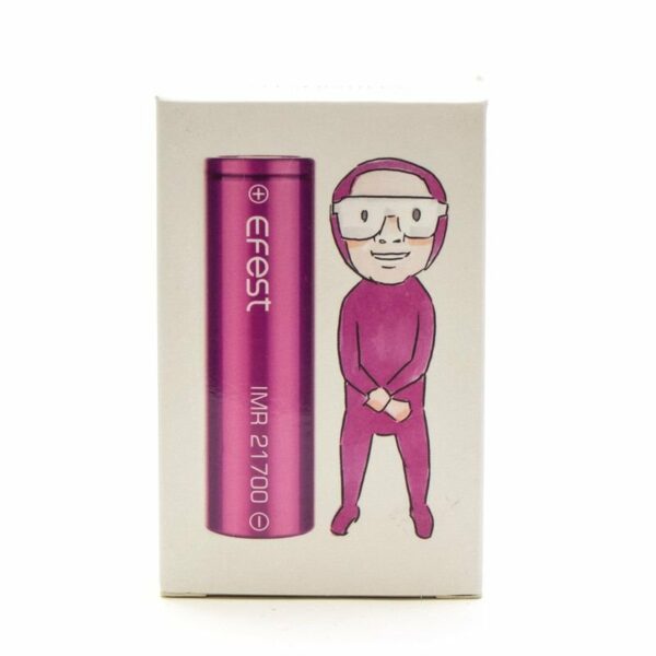 BATERIA LI-ION 21700 EFEST PURPLE 3.7V 4000MAH HIGH DRAIN 30A - UNITÁRIO - Imagem 2
